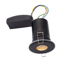 Saxby 101344 ShieldPLUS IP65, Fire Rated, Dimmable GU10 Downlight for Bathrooms in Matt Black (Copy)