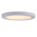 Saxby 108743 StratusDISC adjustable CCT IP44 18W Downlight - Matt White