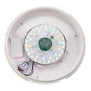 Saxby 110965 Core Tri Wattage (8/12/15W), Color Changing (CCT), Waterproof (IP65), Outdoor/Indoor Bulkhead/Light Fitting for Homes & Offices
