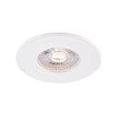 Saxby ShieldONE IP65 Fire Rated, Dimmable, GU10 Downlight for Bathrooms in Matt White