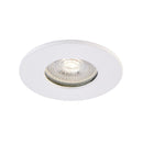 Saxby 109806 ShieldONE IP65 Fire-Rated Dimmable Recessed Matt black Downlight with Multiple Bezel Options - 75mm cut hole