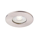 Saxby 109806 ShieldONE IP65 Fire-Rated Dimmable Recessed Matt black Downlight with Multiple Bezel Options - 75mm cut hole