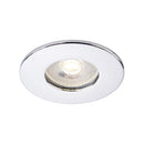 Saxby 109806 ShieldONE IP65 Fire-Rated Dimmable Recessed Matt black Downlight with Multiple Bezel Options - 75mm cut hole