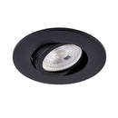 Saxby 99759 ShieldPLUS Tilt (Adjustable), Fire Rated GU10 Dimmable Downlight in Matt Black