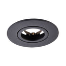 Saxby 99759 ShieldPLUS Tilt (Adjustable), Fire Rated GU10 Dimmable Downlight in Matt Black