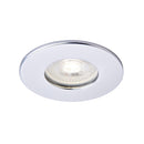 Saxby 109806 ShieldONE IP65 Fire-Rated Dimmable Recessed Matt black Downlight with Multiple Bezel Options - 75mm cut hole