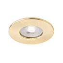Saxby 109806 ShieldONE IP65 Fire-Rated Dimmable Recessed Matt black Downlight with Multiple Bezel Options - 75mm cut hole