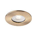 Saxby 109806 ShieldONE IP65 Fire-Rated Dimmable Recessed Matt black Downlight with Multiple Bezel Options - 75mm cut hole