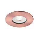 Saxby 109806 ShieldONE IP65 Fire-Rated Dimmable Recessed Matt black Downlight with Multiple Bezel Options - 75mm cut hole
