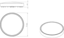 Knightsbridge MLA BT EVO 230V IP65 IK10 Adjustable Wattage and CCT LED Bulkhead w/ Microwave Sensor (BTEVMW)