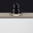 Saxby ShieldONE IP65 Fire Rated, Dimmable, GU10 Downlight for Bathrooms in Satin Nickel (Brushed Steel Effect)