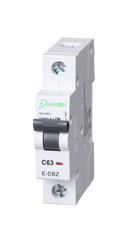 Danson E-DBZC163 MCB 10kA 63A SP Single Module C-Curve