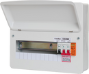 Fusebox F2010MX 10-way Consumer Unit with 100A Isolator + T2 SPD & Tail Clamp