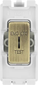 BG RAB12EL 2 way, single pole, EMG LTG TEST