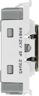 BG RAB12KY 2 way, single pole secret key
