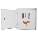Fusebox TPN03FBX Three Phase 3 way T2 SPD 125A, TPN Distribution Board, 4P Main Switch
