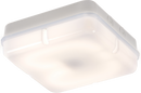 Knightsbridge MLA TPS28WOEMHF IP65 28W HF Square Emergency Bulkhead  with Opal Diffuser and White Base