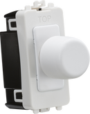 Knightsbridge MLA GDM150IMW 1G 2-way 10-150W (5-100W LED) intelligent dimmer - matt white