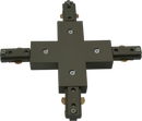 Knightsbridge MLA TRKXS 230V Track X-connector - Satin Nickel