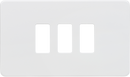 Knightsbridge MLA GDSF003MW Screwless 3G grid faceplate - matt white