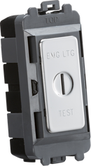 Knightsbridge MLA GDM007PC 20AX 2 way SP key module (marked EMG LTG TEST) - polished chrome