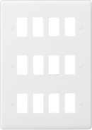Knightsbridge MLA CUG12 Curved edge 12G grid faceplate