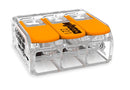 Wago 6mm² 3-Way Compact Connector with Lever (221-613) - Box of 30