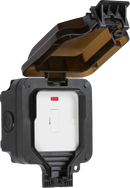 Knightsbridge MLA OP6N IP66 13A fused spur unit with neon