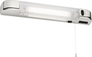 Knightsbridge MLA SL6USBC 230V IP20 6W LED Shaver Light with Dual USB Charger - Chrome