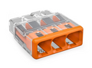 Wago 2773-403 Box of 100,Compact Splicing Connector max. 4mm" 3-conductor