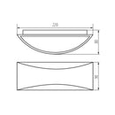Kanlux BISO Facade Luminaire LED EL 8W-GR (29260)