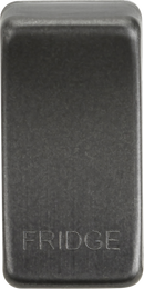 Knightsbridge MLA GDFRIDGESB Switch cover "marked FRIDGE" - smoked bronze