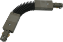 Knightsbridge MLA TRKFC1S 230V Single Circuit Track Flexible Connector - Satin Nickel