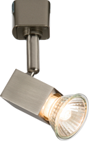 Knightsbridge MLA TRKSP1ABC 230V GU10 Track Spotlight - Brushed Chrome