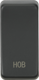Knightsbridge MLA GDHOBAT Switch cover "marked HOB" - anthracite