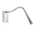 Saxby 50605 Madison 1lt wall 1W SW, Warm White, Chrome plate