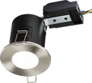 Knightsbridge MLA VFCFBC 230V IP20 Fixed GU10 Fire-Rated Downlight- Brushed Chrome