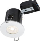 Knightsbridge MLA VFCFW 230V IP20 Fixed GU10 Fire-Rated Downlight - White
