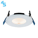 Saxby 79305 Orbital Smart IP65 9W CCT, Matt White