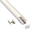Saxby 80499 Rigel Recessed 2m Aluminium Profile-Extrusion Sliver