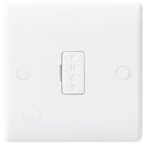 BG 855 White Nexus Moulded Unswitched 13A, DP, Fused Connection Unit with Flex Outlet