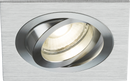 Knightsbridge MLA AMA1TSBC Ambar Single Tilt Square Downlight Brushed Chrome