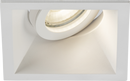 Knightsbridge MLA DIB1TSW Dipa Single Tilt Square Anti-Glare Downlight White