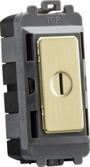 Knightsbridge MLA GDM010BB 20AX DP key module - brushed brass