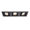 Saxby 94797 Xeno Triple (3-light) Spotlight 7W - Matt Black