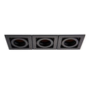 Saxby 94797 Xeno Triple (3-light) Spotlight 7W - Matt Black
