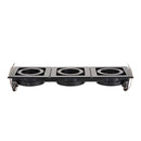 Saxby 94797 Xeno Triple (3-light) Spotlight 7W - Matt Black