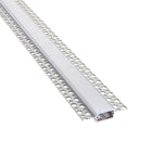 Saxby 94948 Rigel Plaster-in Wide 2m Aluminium Profile-Extrusion Sliver