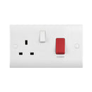 Saxby CE550 45A DP Cooker Switch with 13A Socket