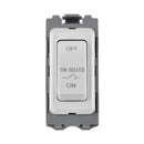 Saxby GD10FIWH 10A Fan Isolator Grid Module